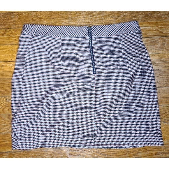 Free People Only Forever Houndstooth Ruched Mini Skirt - Picture 8 of 8